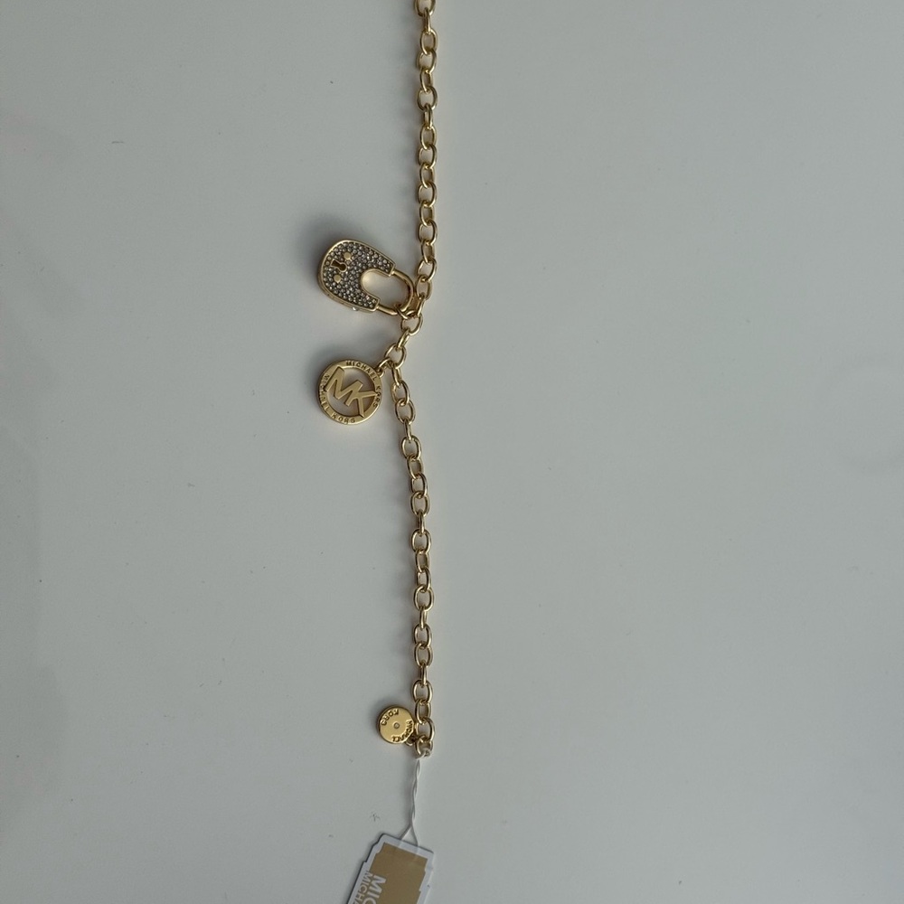 Michael Kors Gold Bracelet with Crystal Accents - Picture 3 of 4